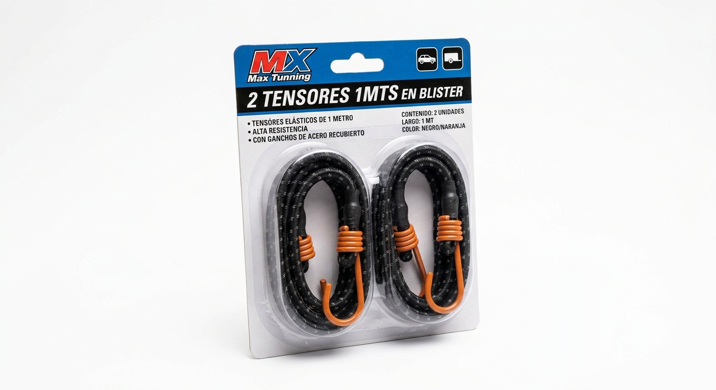 2 TENSORES 1MTS EN BLISTER