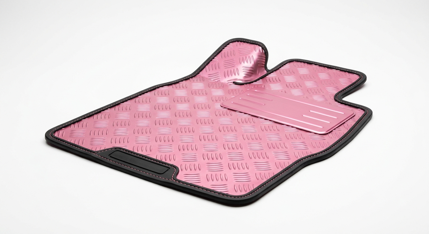 ALFOMBRA ALUMINIO, ROSA