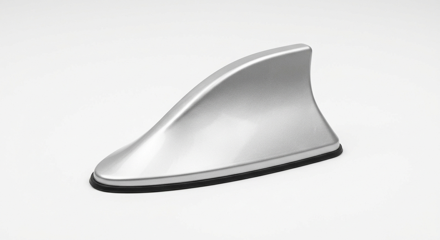 ANTENA DEPORTIVA ALETA DE TIBURON PLATIADA