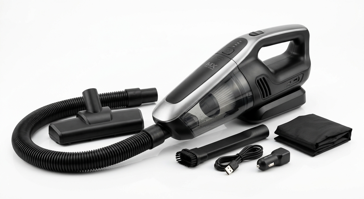 ASPIRADORA INALAMBRICA CON MANGUERA Y ADAPTADORES USB