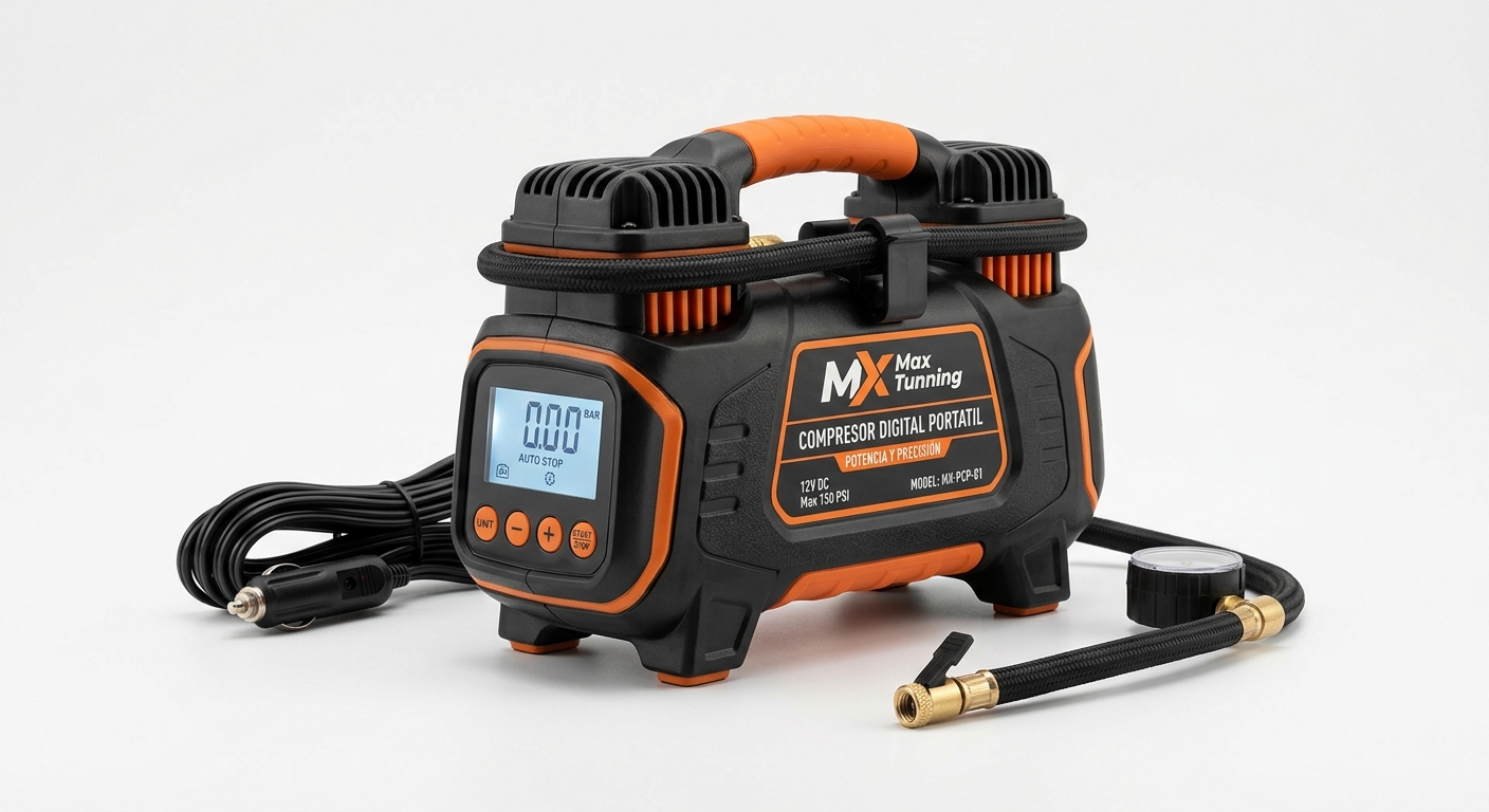 COMPRESOR DIGITAL PORTATIL