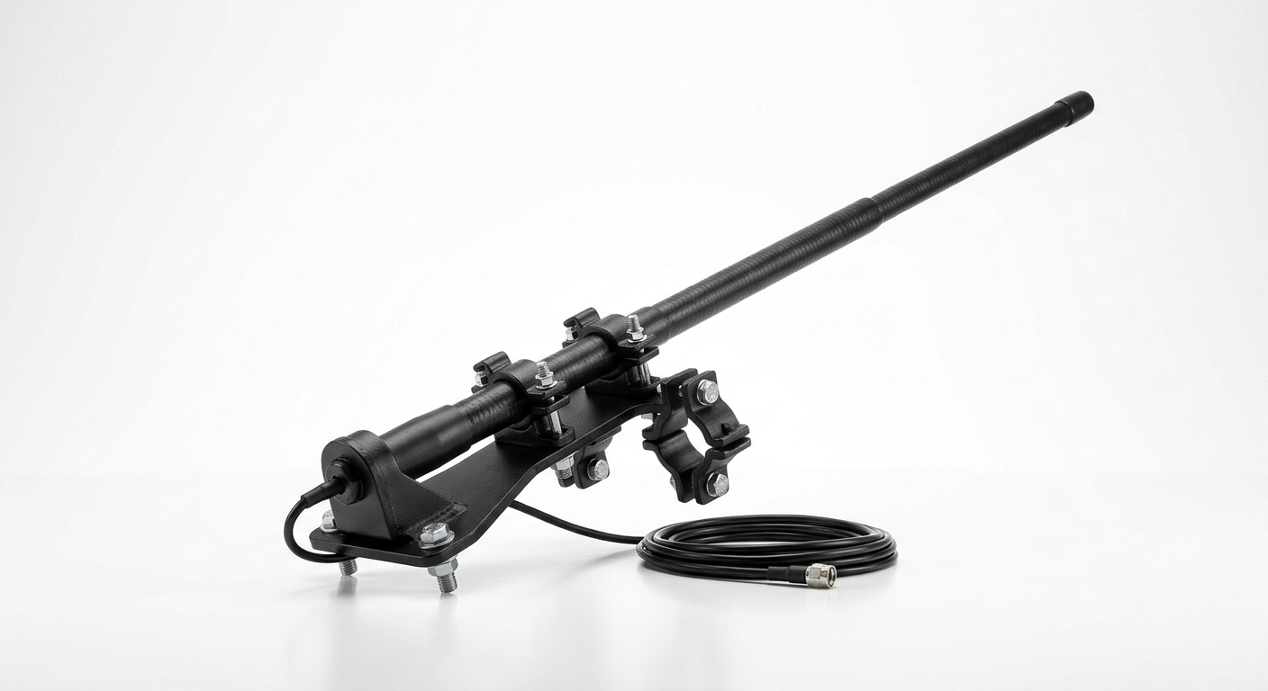 ANTENA LATERAL DE CAMION con 2 ANCLAJES