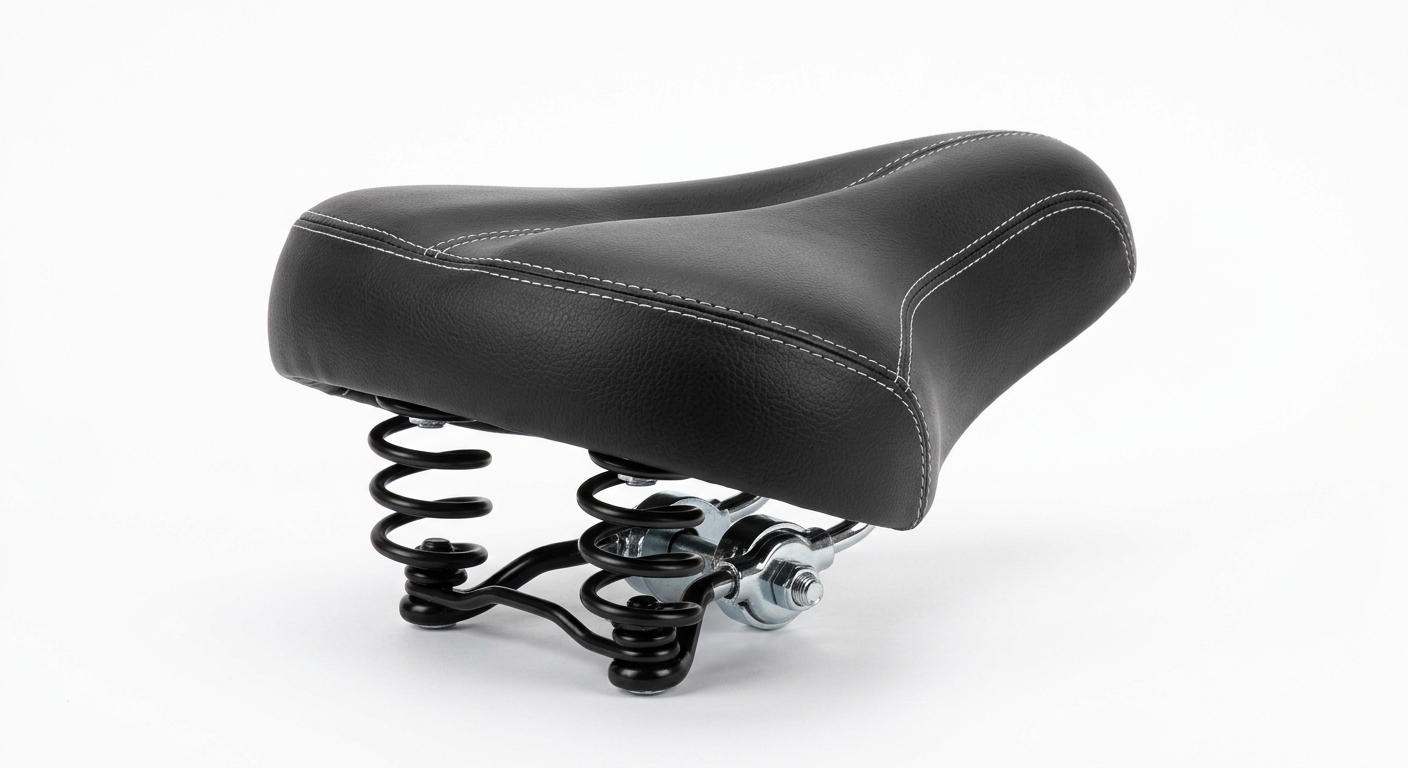 ASIENTO DE BICI PLAYERA DOBLE RESORTE