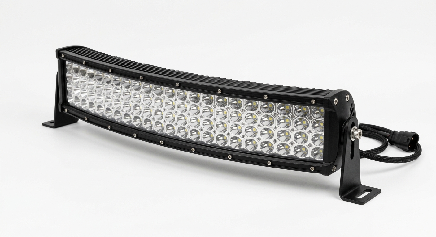 BARRA 60 LED CURVA 180W 12-24W 80CM