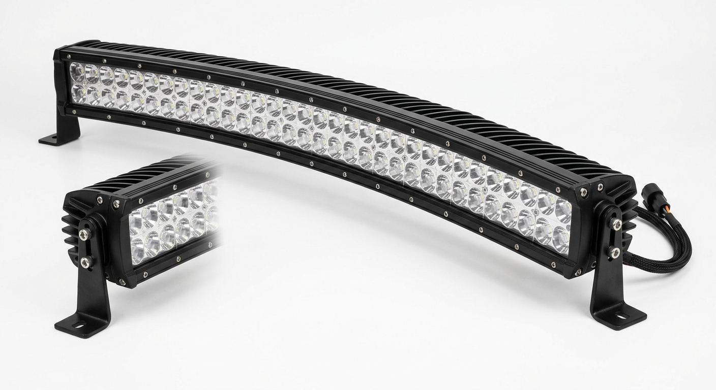 BARRA 96 LED CURVA 288W 12-24W 128CM