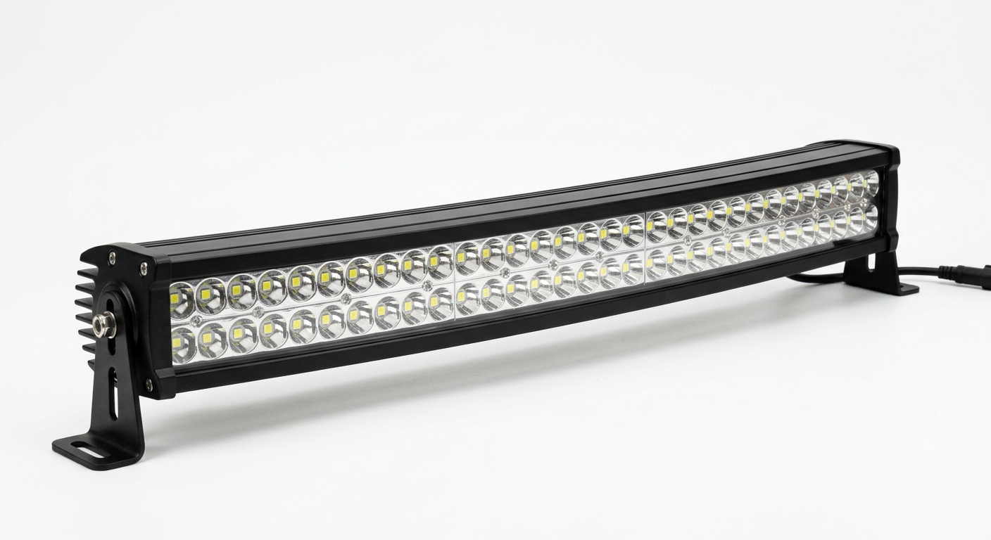 BARRA 80 LED CURVA 2400W 12-24W 107CM