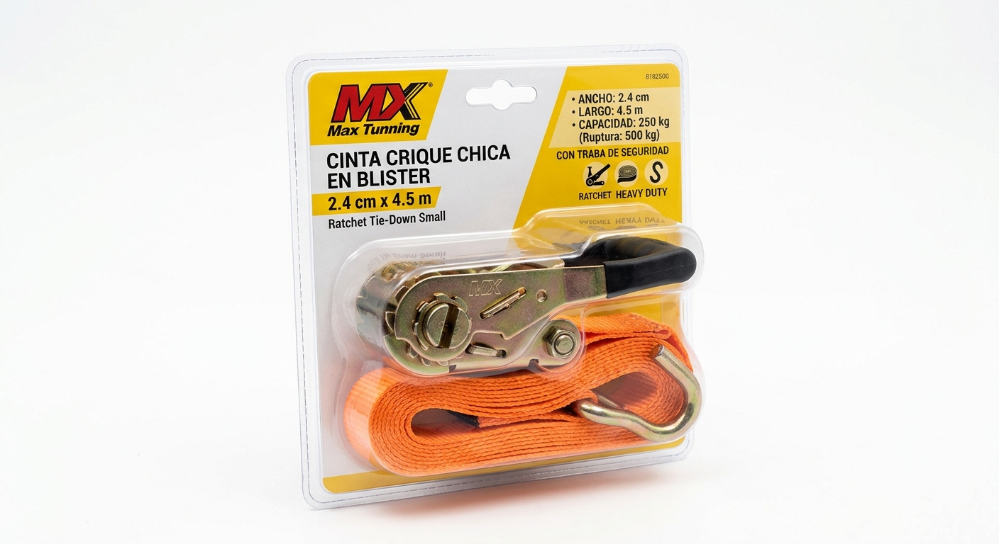 CINTA CRIQUE CHICA EN BLISTER 2.4 cm x 4.5 m
